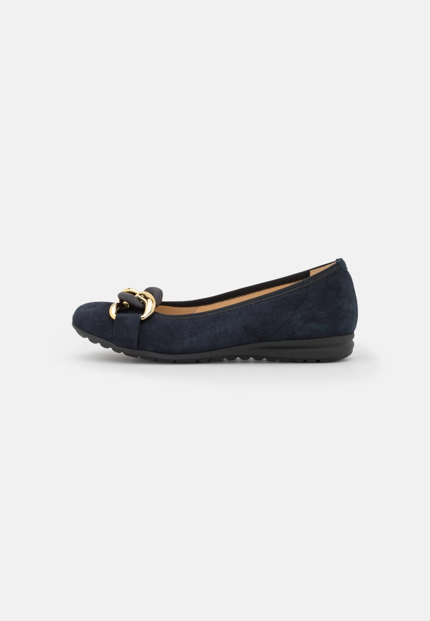 Gabor Comfort Ballerina'S - Dark Blue/Uni Gold 2 Gabor Comfort Ballerina'S - Dark Blue/Uni Gold - Afbeelding 2