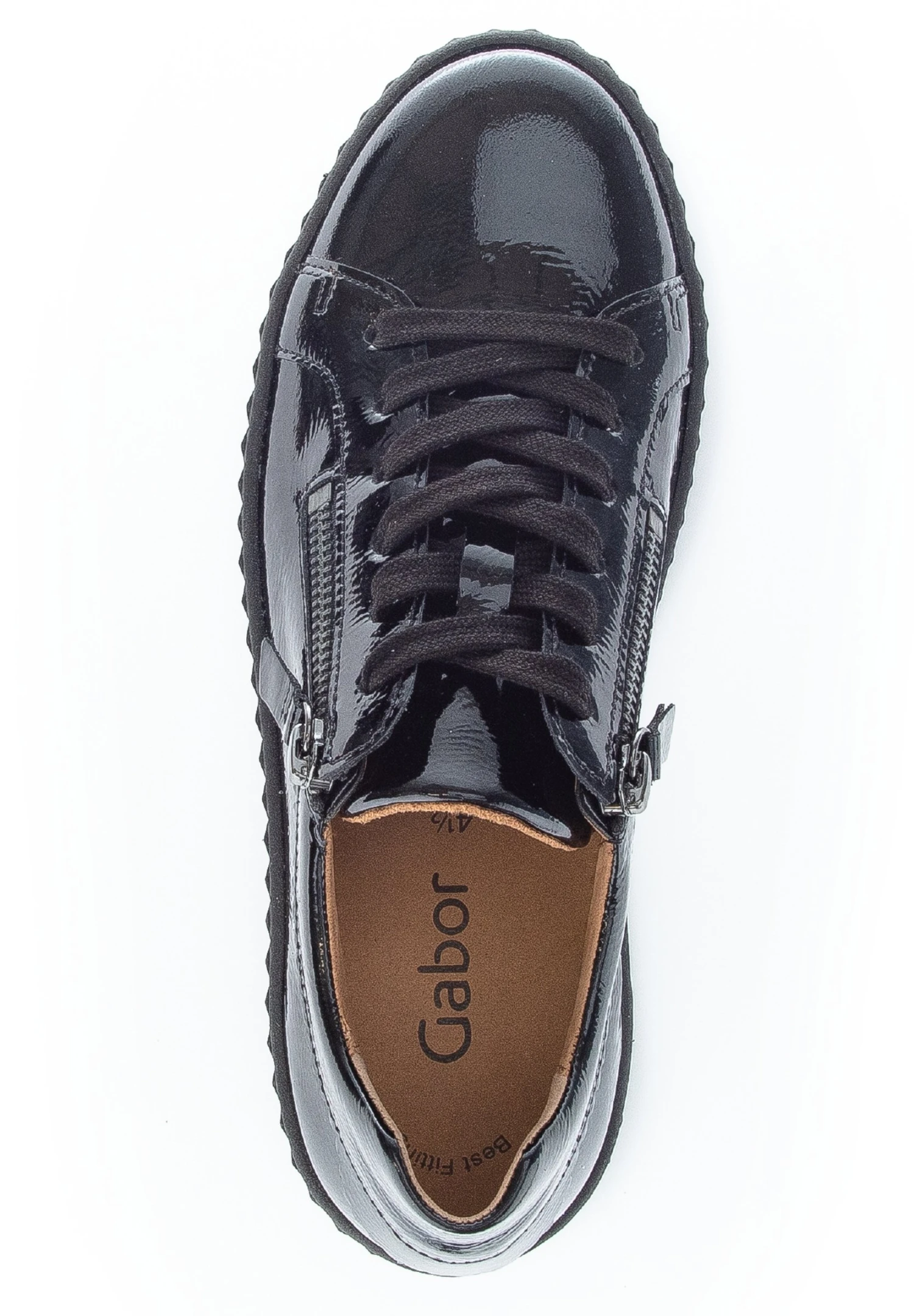 Gabor Sneakers Laag - Schwarz Uni 2 Gabor Sneakers Laag - Schwarz Uni - Afbeelding 2