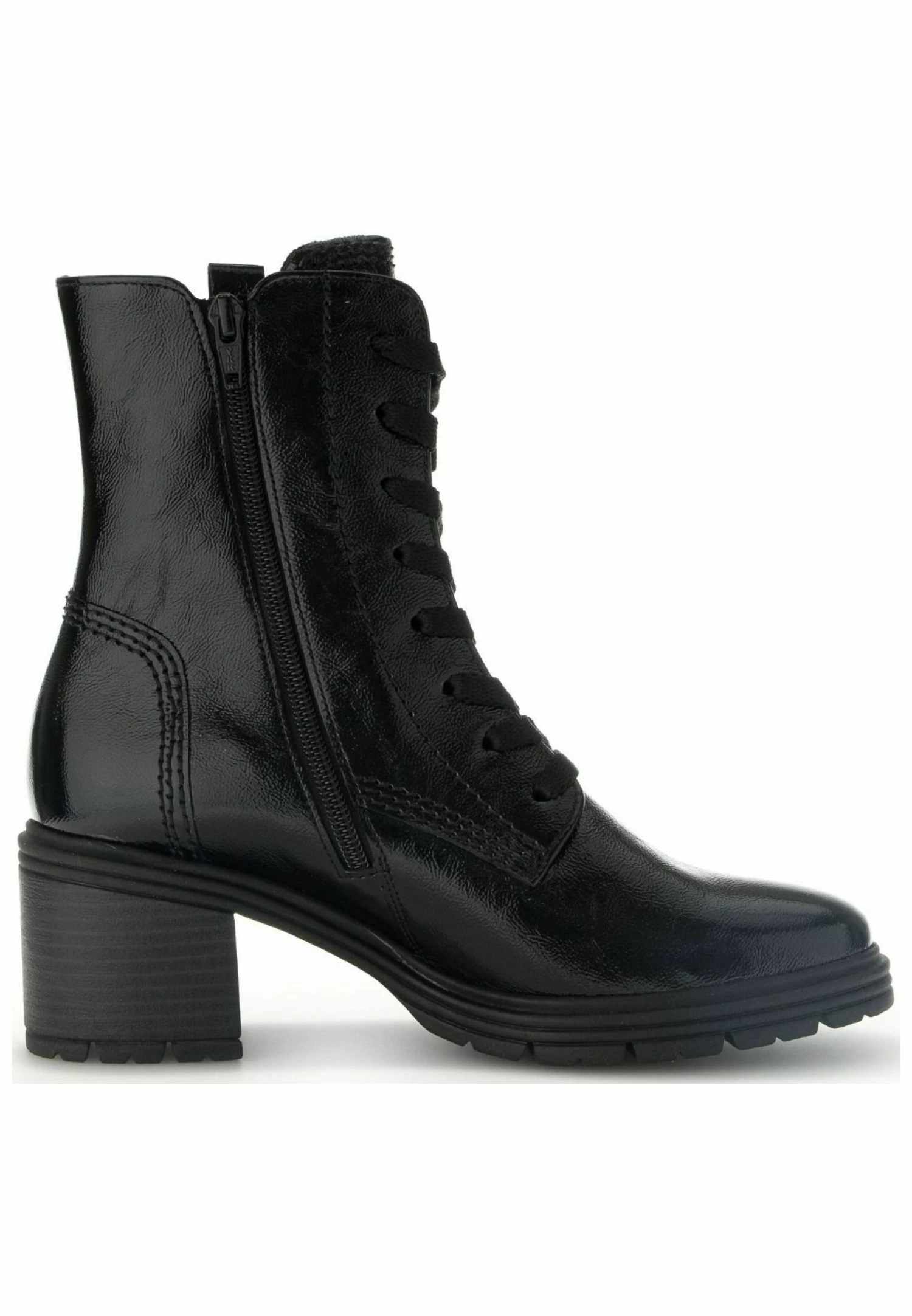 Gabor Veterboots - Schwarz Micro 7 Gabor Veterboots - Schwarz Micro - Afbeelding 7