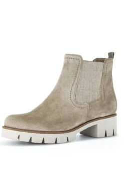 Gabor Enkellaarsjes Met Plateauzool - Kiesel Dust