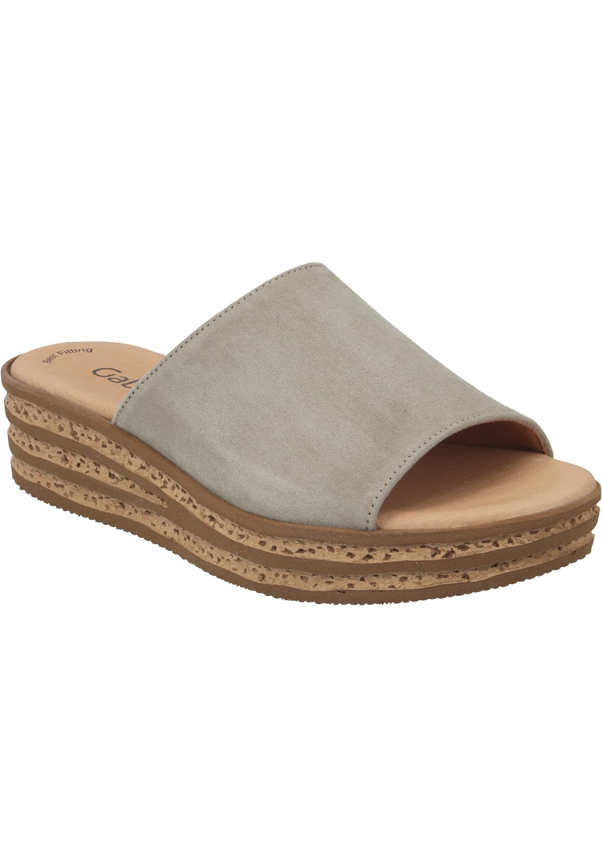 Gabor Muiltjes Met Hak - Grau 2 Gabor Muiltjes Met Hak - Grau - Afbeelding 2