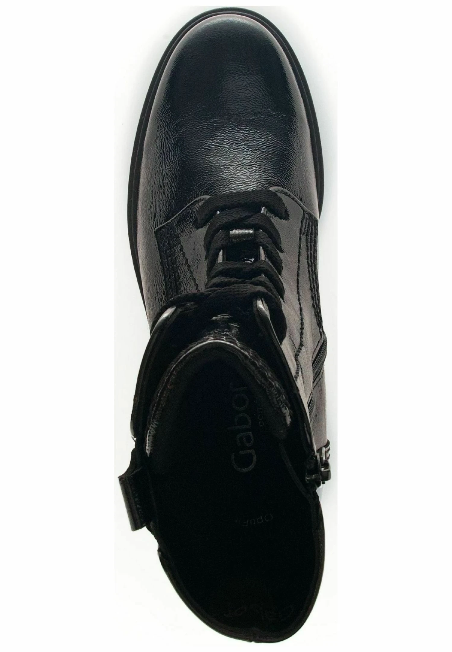 Gabor Veterboots - Schwarz Micro 3 Gabor Veterboots - Schwarz Micro - Afbeelding 3