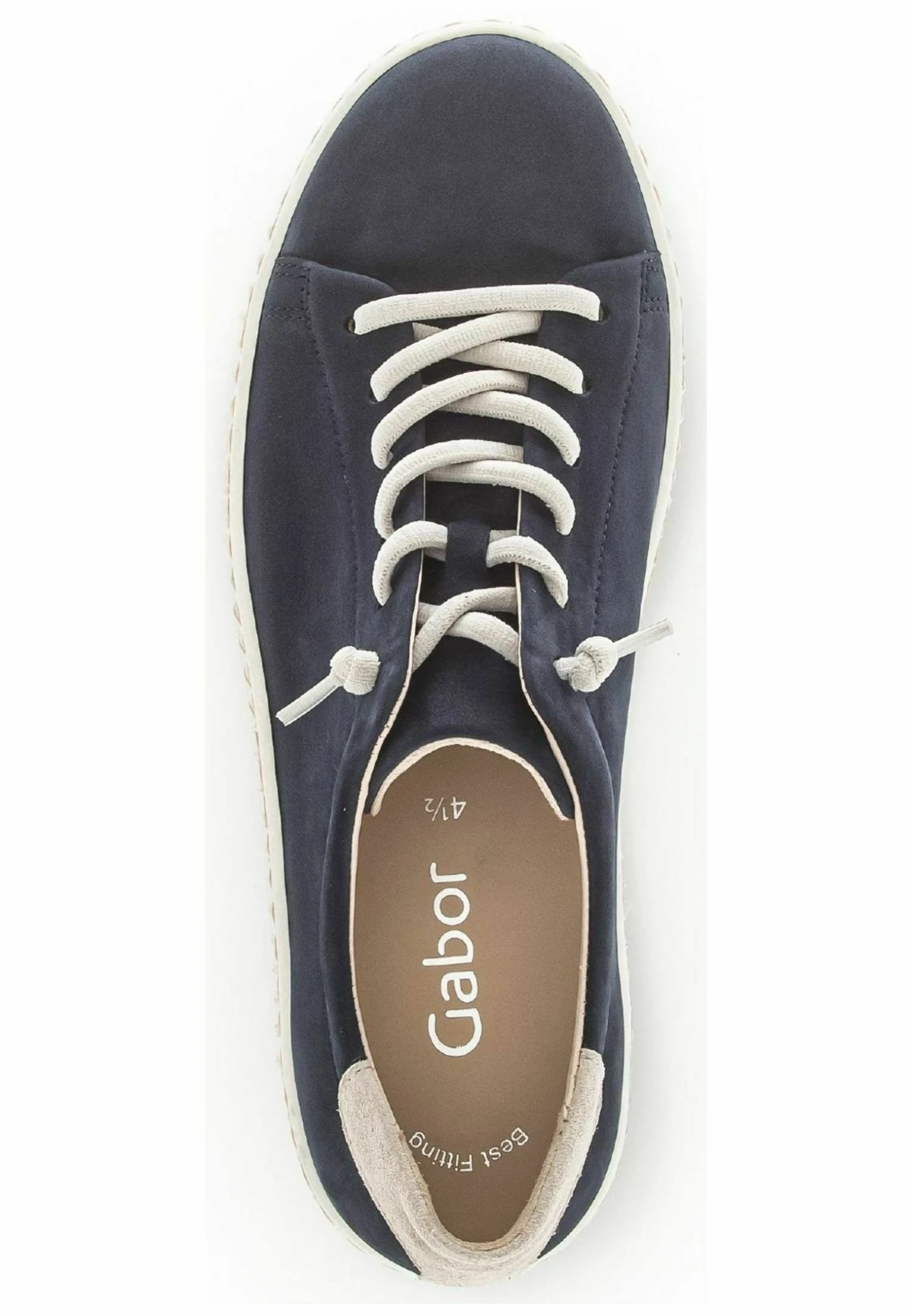 Gabor Sneakers Laag - Blue Neve Beige 3 Gabor Sneakers Laag - Blue Neve Beige - Afbeelding 3