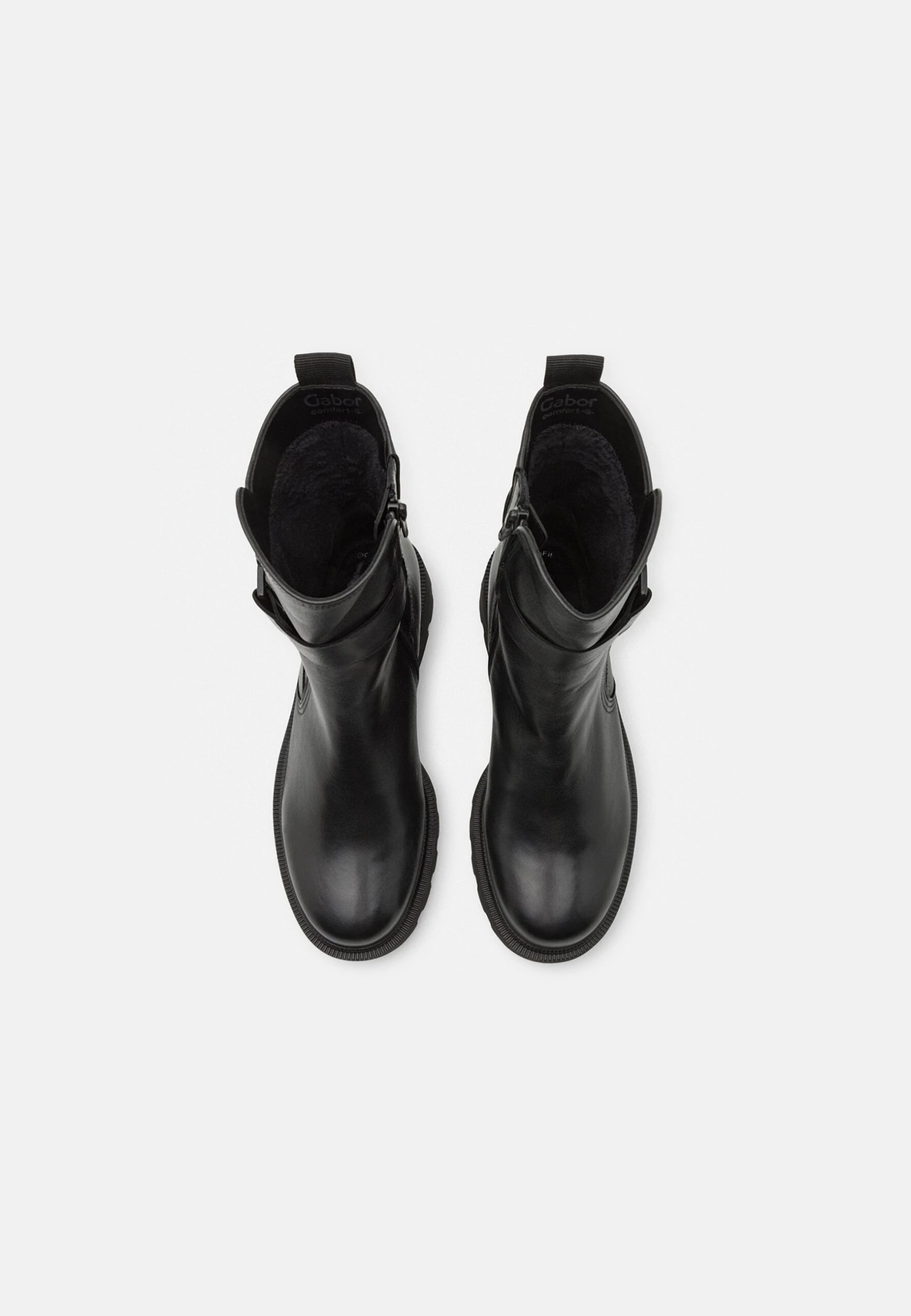 Gabor Comfort Enkellaarsjes Met Plateauzool - Schwarz 6 Gabor Comfort Enkellaarsjes Met Plateauzool - Schwarz - Afbeelding 6