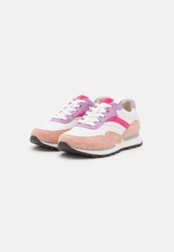 Gabor Comfort Sneakers Laag - Weis/Rosa/Flieder -Gabor Schoenen Outlet Verkoop 7596df9269c7476293ee209eac607a1f