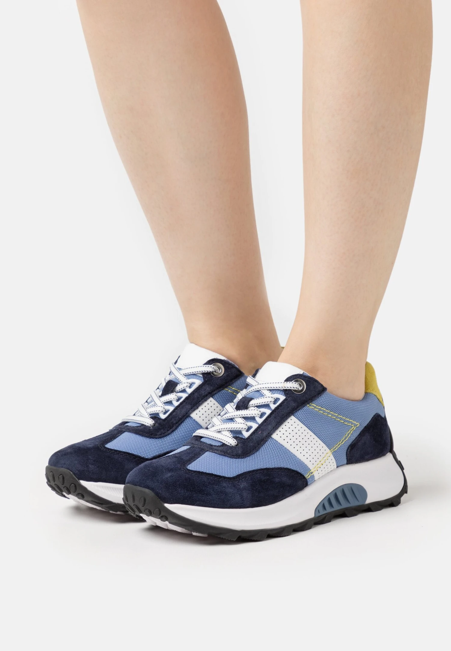 Gabor Comfort Sneakers Laag - Marine/Azur/White/Yellow 1 Gabor Comfort Sneakers Laag - Marine/Azur/White/Yellow