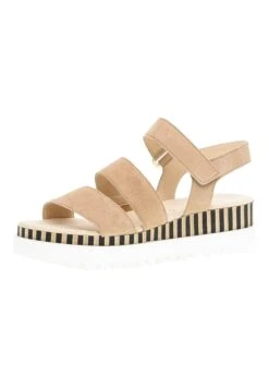 Gabor Sandalen Met Sleehak - Beige