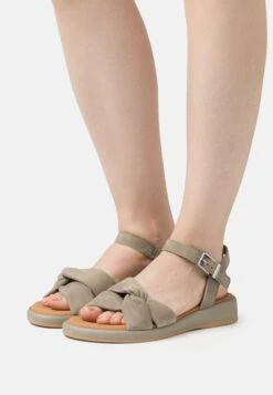 Gabor Comfort Sandalen Met Plateauzool - Schilf