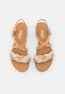 Gabor Comfort Sandalen - Peanut/Pastel -Gabor Schoenen Outlet Verkoop b32ec647f7b0444dad84322017f9c499