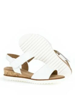 Gabor Comfort Sandalen Met Sleehak - Weiss Kork/Offwhi -Gabor Schoenen Outlet Verkoop b954cceb4a564623ba2df7e20a48cc31