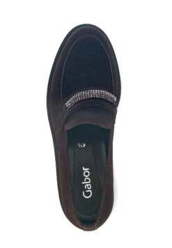 Gabor Instappers - Chocolate -Gabor Schoenen Outlet Verkoop bd16aed104914a2a97407b134a51524c