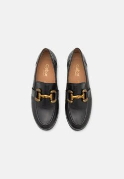 Gabor Comfort Instappers - Black/Dark Gold -Gabor Schoenen Outlet Verkoop bd5a932b6a5d4fd7a70b66917affb9ed