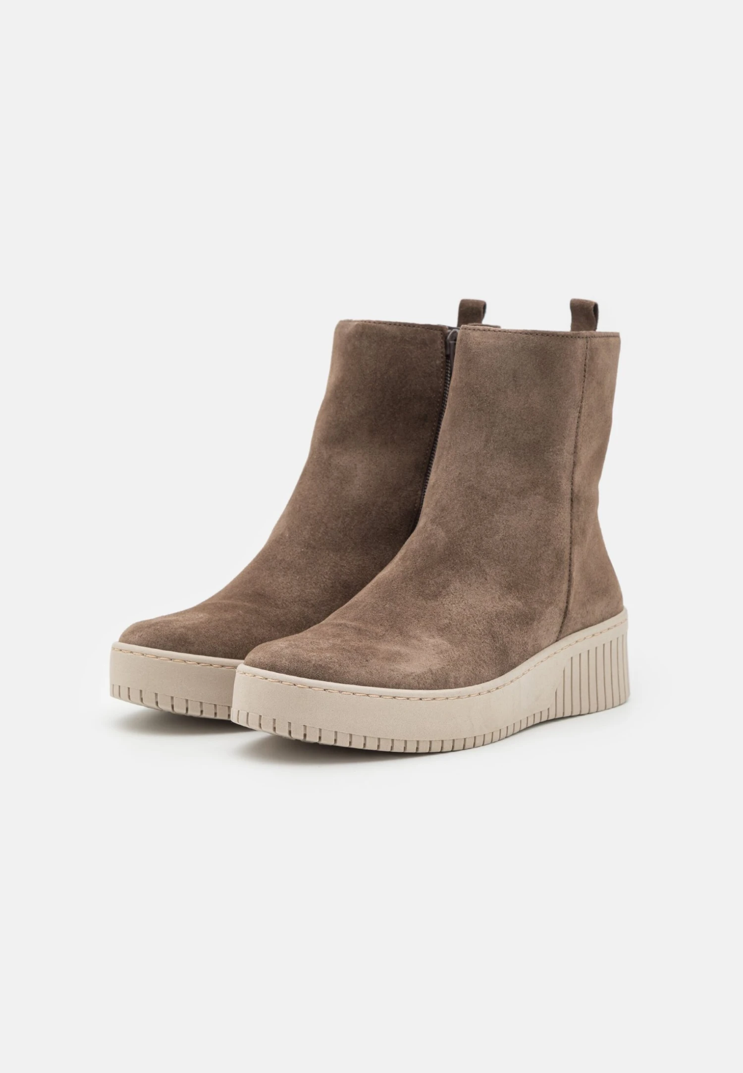 Gabor Enkellaarsjes Met Plateauzool - Mohair 3 Gabor Enkellaarsjes Met Plateauzool - Mohair - Afbeelding 3