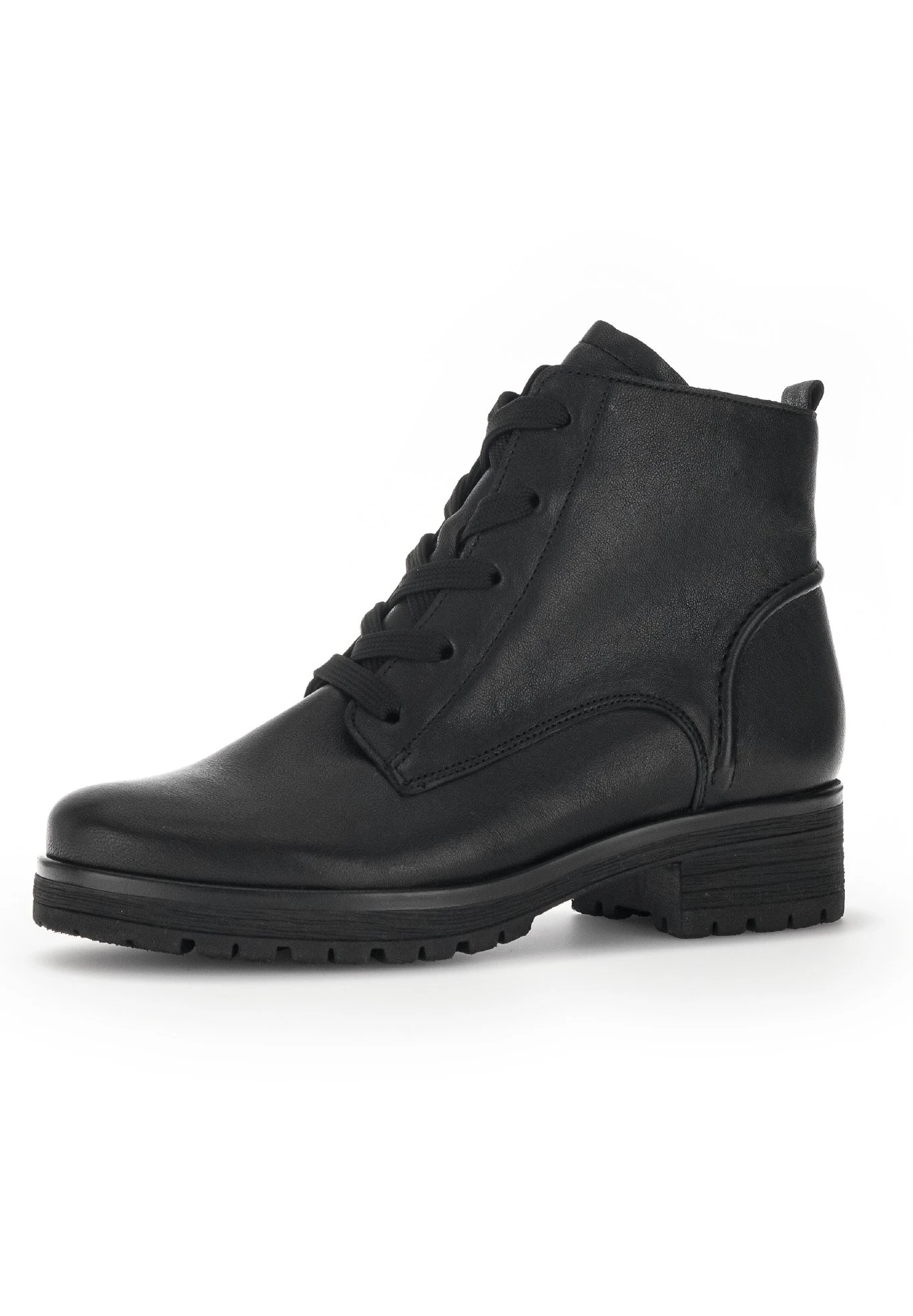 Gabor Comfort Elegante - Veterboots - Schwarz Mel 2 Gabor Comfort Elegante - Veterboots - Schwarz Mel - Afbeelding 2