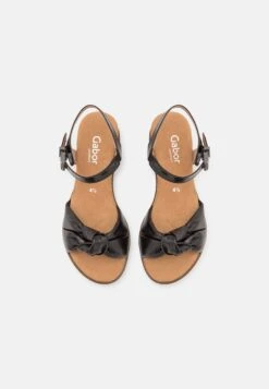 Gabor Comfort Sandalen Met Sleehak - Schwarz -Gabor Schoenen Outlet Verkoop e4651e112683431db0d009cc6d760e48