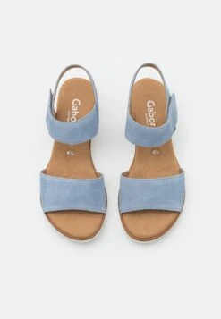 Gabor Comfort Sandalen Met Sleehak - Lagune -Gabor Schoenen Outlet Verkoop f0d25bab9188474098a91316b6e2edb7